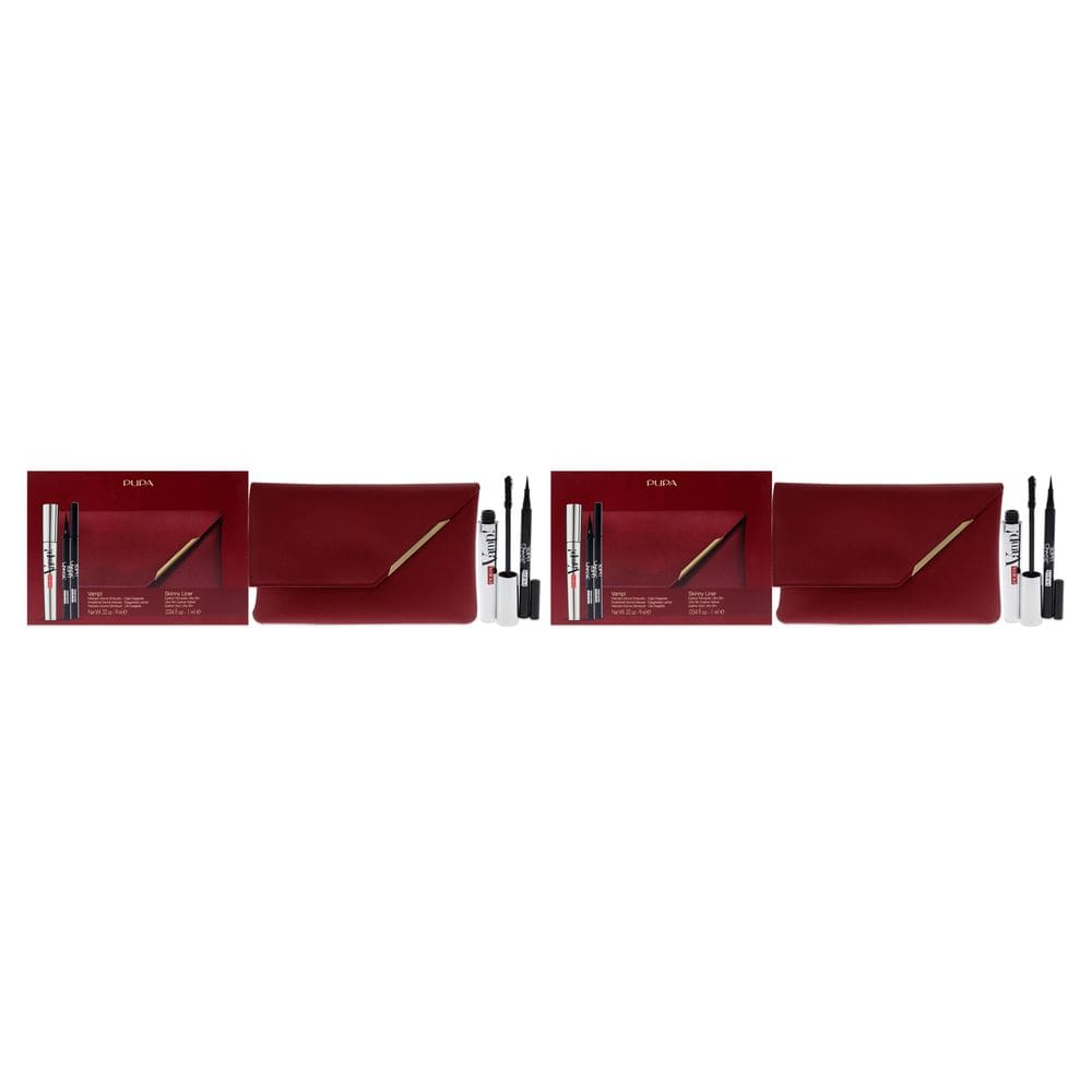 Conjunto de maquiagem Pupa Milano Vamp! e Skinny Liner x2, pacote com 3 unidades