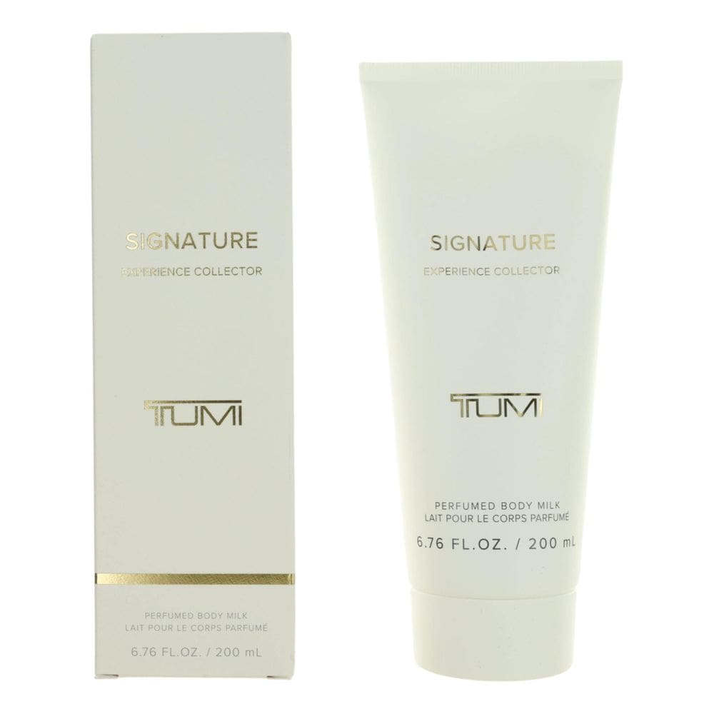 Leite corporal perfumado Tumi Signature Experience Collector 200 ml para mulheres