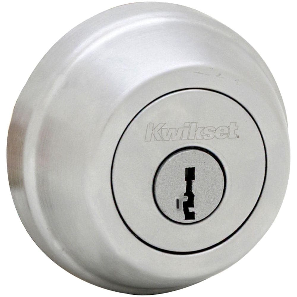Fechadura de cilindro único Lock Kwikset 780 Satin Chrome