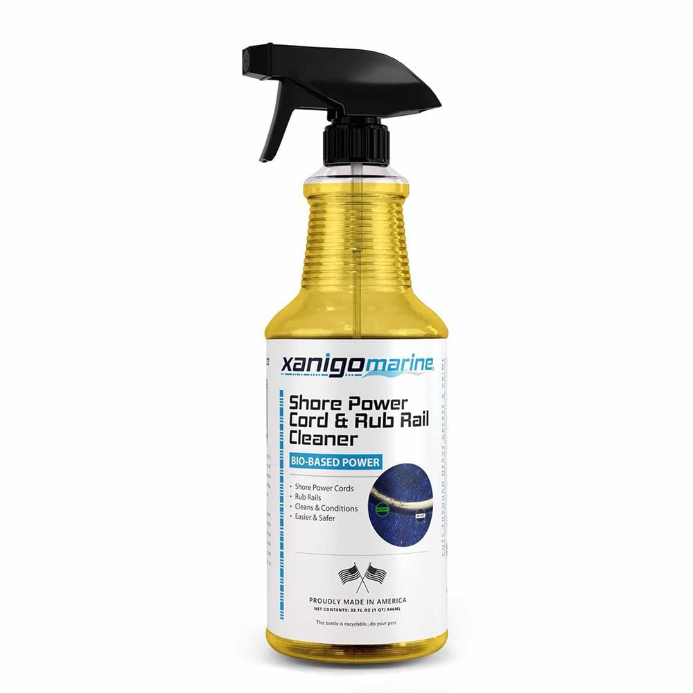 Limpador de cabos de alimentação e trilhos de fricção Shore Xanigo Marine 1L