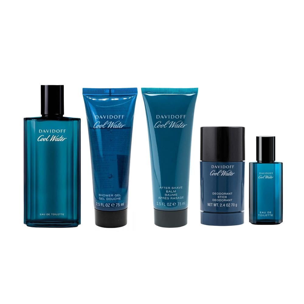 Conjunto de higiene Davidoff Cool Water para homens, 5 unidades