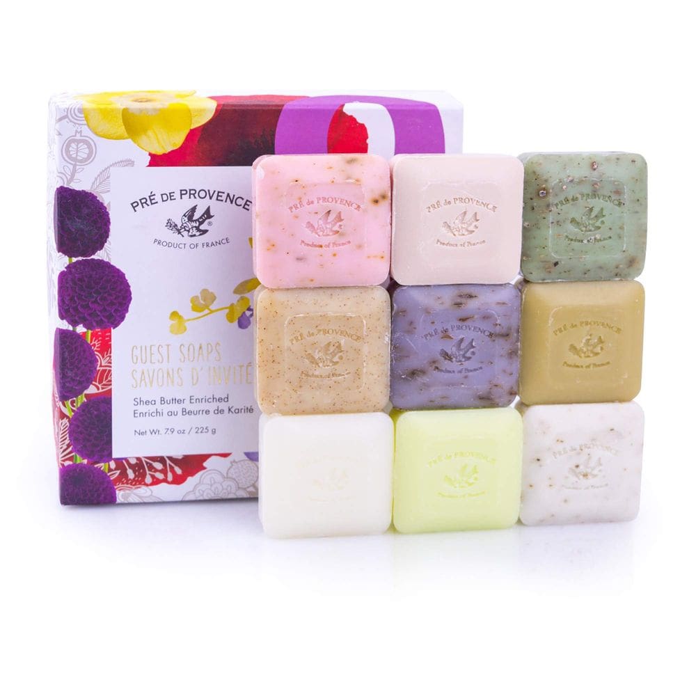 Caixa de presente Pre de Provence Luxury Set 9 sabonetes 25g com manteiga de karité