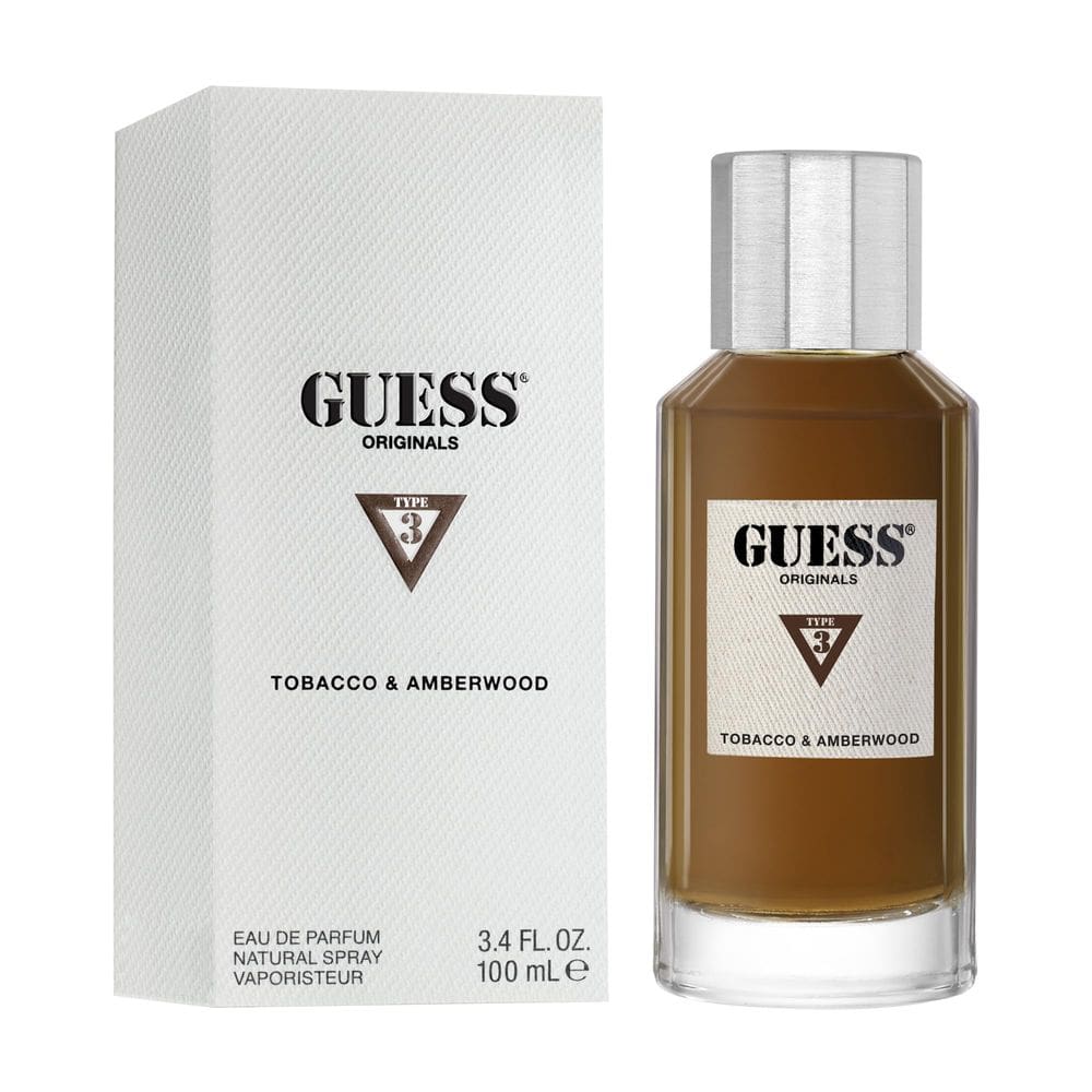 Perfume GUESS Originals Tipo 3 de tabaco e madeira de âmbar 100ml