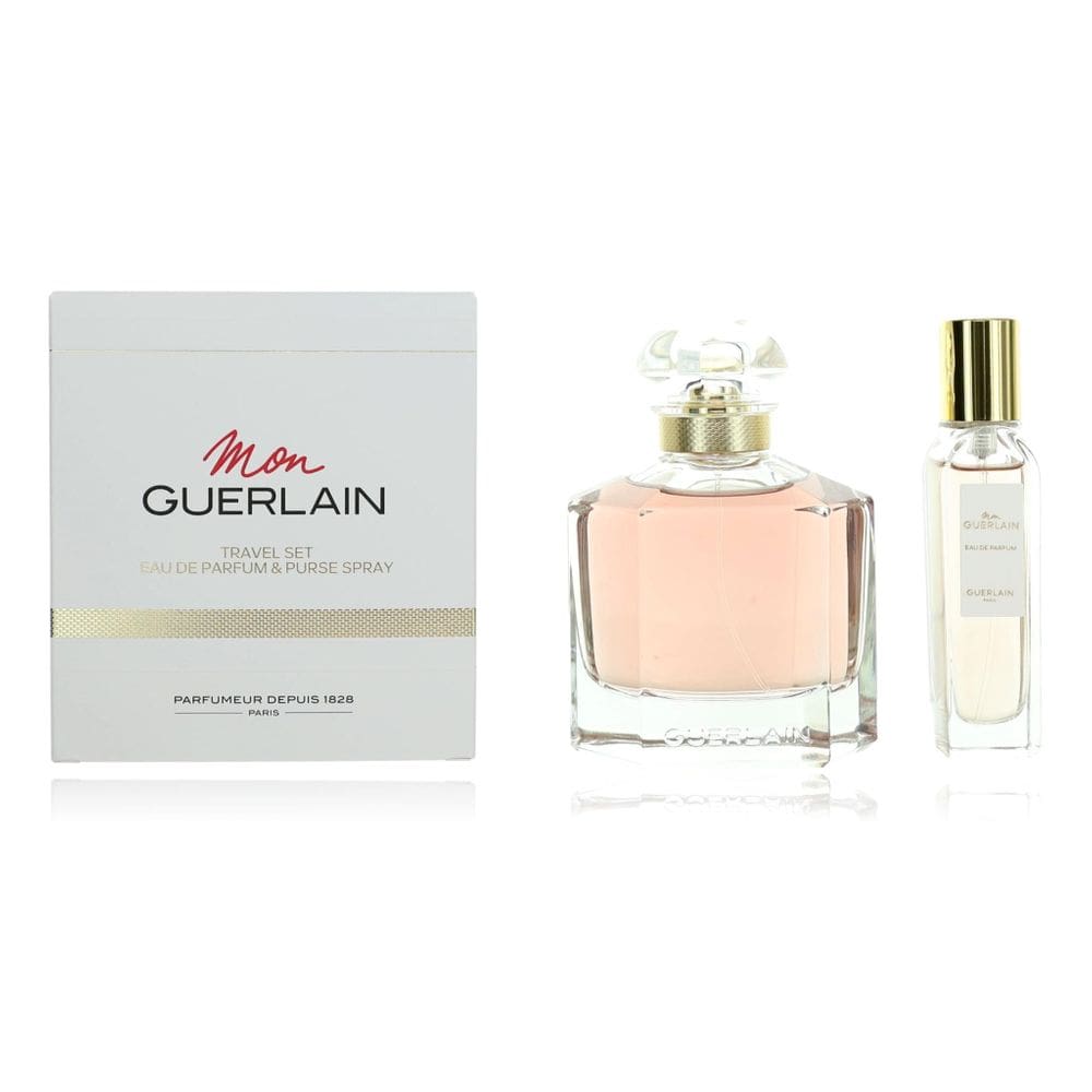 Conjunto de perfume de presente Guerlain Mon Guerlain EDP 100ml e 15mL para mulheres