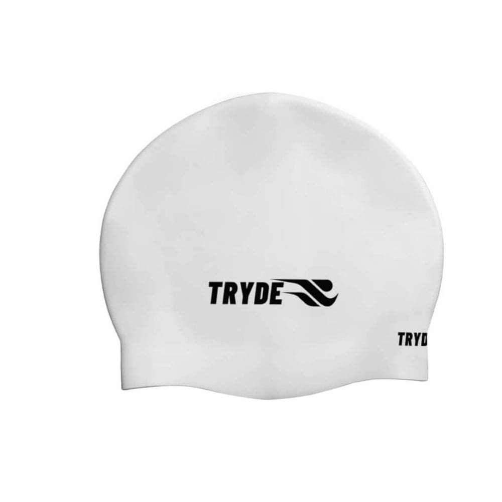 Toca de Natação Branca Média em Silicone Sem Emenda Tryde