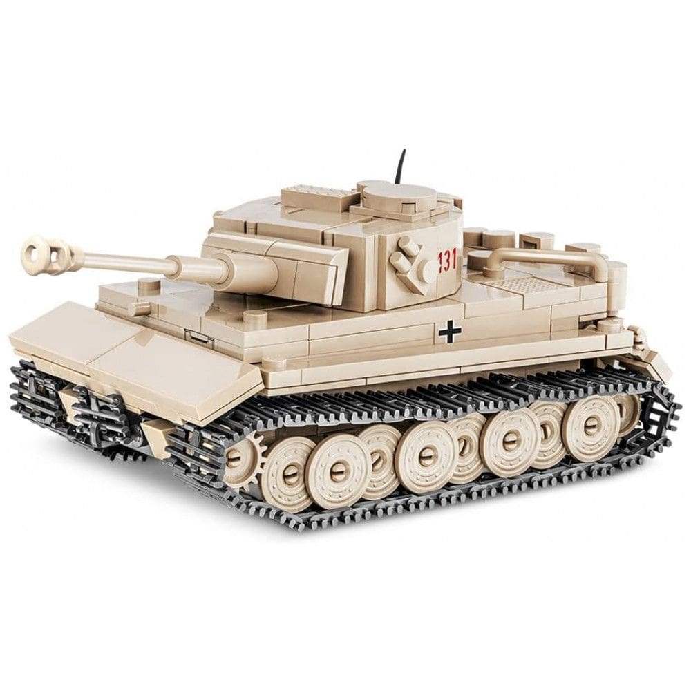 Kit de Construção Tanque Panzer VI Tiger 131 com 340 Peças, COBI, Marrom