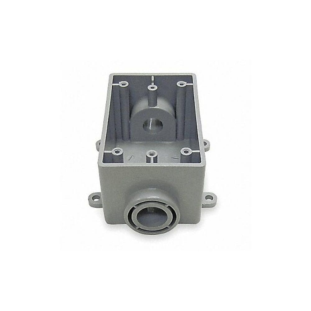 Caixa à prova de intempéries Cantex 5133465 PVC 2,54 cm Hub 1 polegada fabricada nos EUA