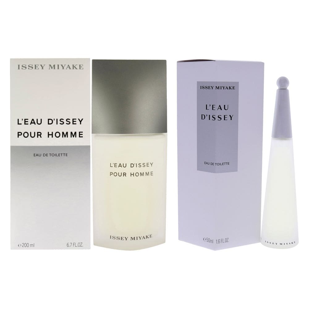 Perfume Issey Miyake Leau Dissey, kit de 2 peças, unissex