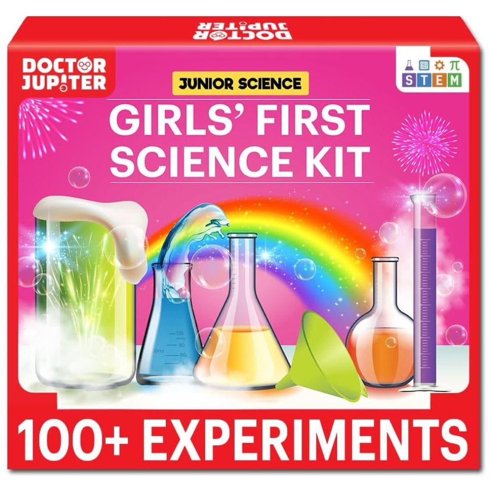 Kit de Experimentos Científicos para Meninas de 4 a 8 anos Presente de Aniversário Divertido e Educativo, Doctor Jupiter