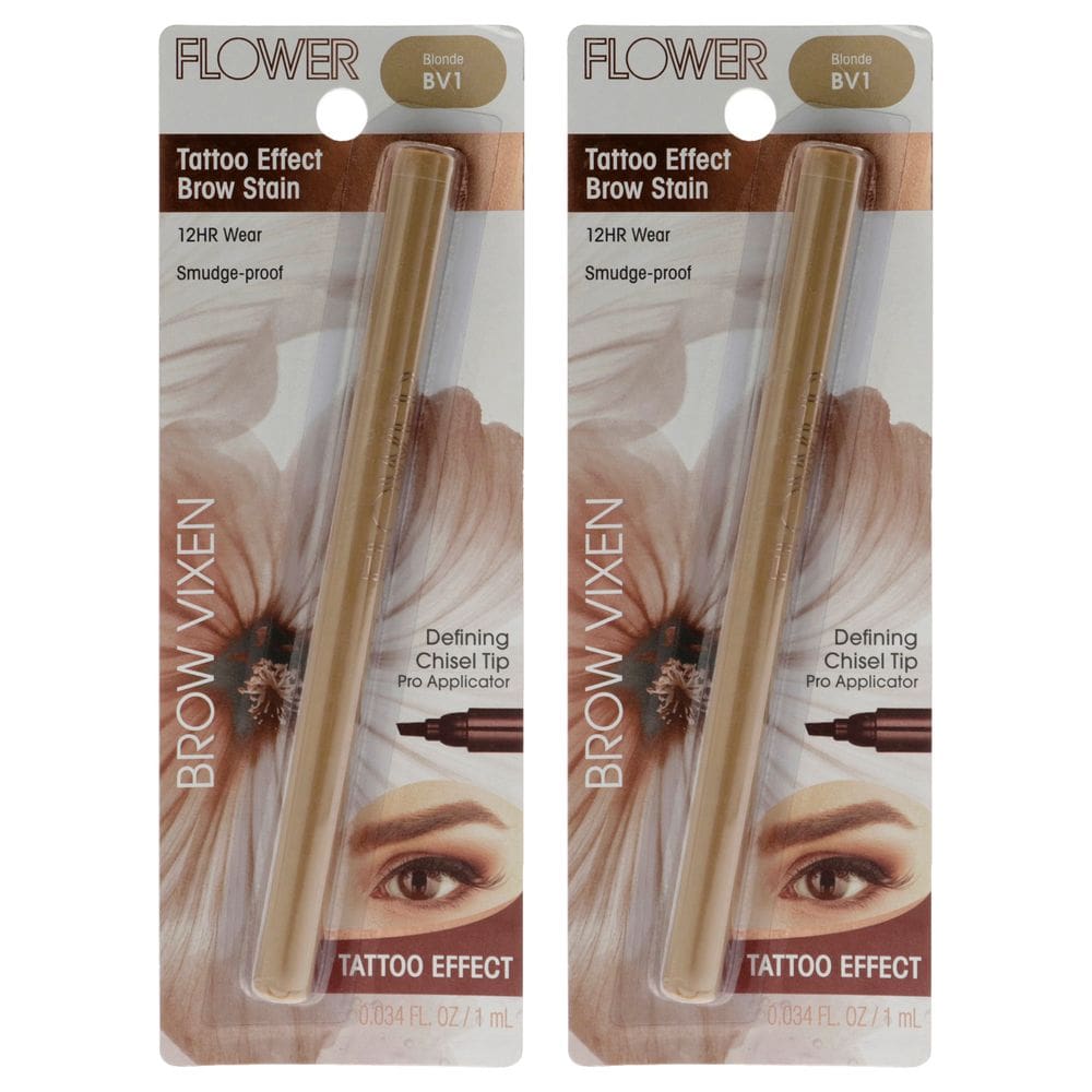 Brow Stain Flower Beauty Brow Vixen BV1 Blonde, pacote com 2