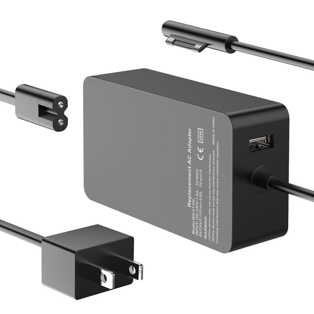 [Carregador] Carregador GAKUS Surface Pro 65W para Surface Pro 3/4/5/6/7/8/9/X