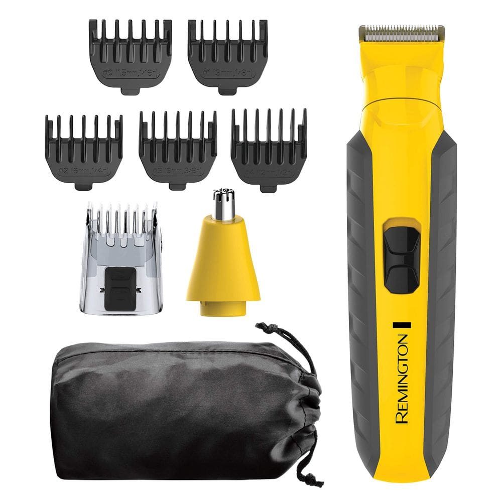 Kit de higiene Remington Virtualmente Indestrutível PG6856 Amarelo