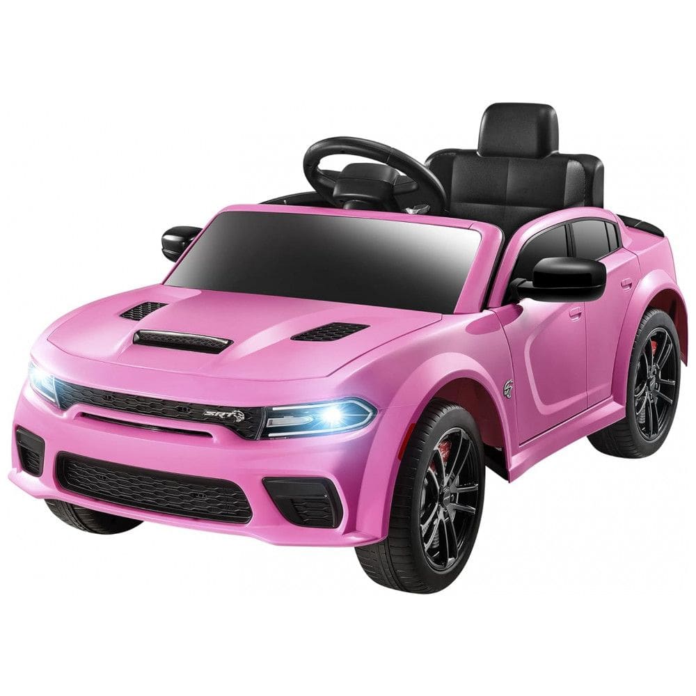 Carro Elétrico Infantil a Bateria com Controle Remoto, 3 Velocidades, Luzes LED e Música, 12V, ENYOPRO Dodge Charger licenciado SRT Hellcat