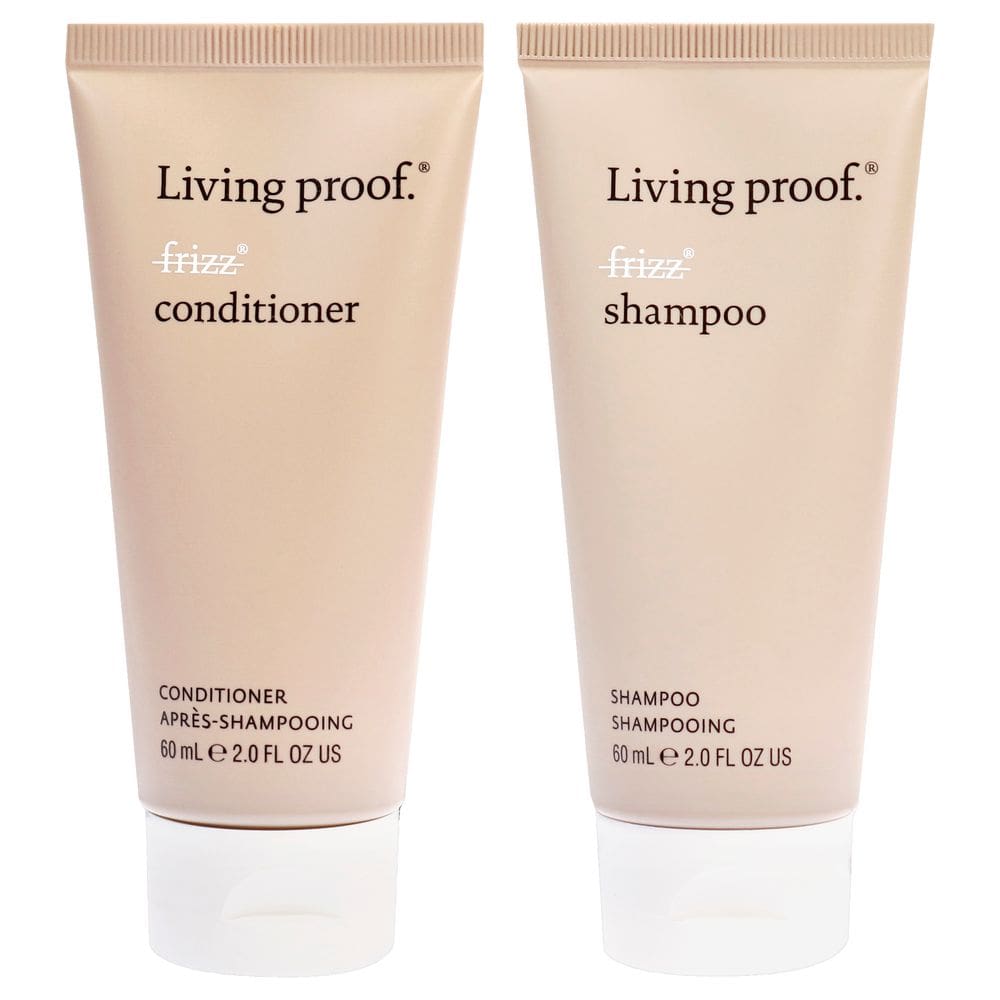 Kit inicial: shampoo e condicionador Living Proof No Frizz