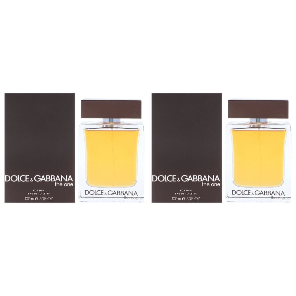 Perfume Dolce and Gabbana The One EDT 100ml para homens - pacote com 2