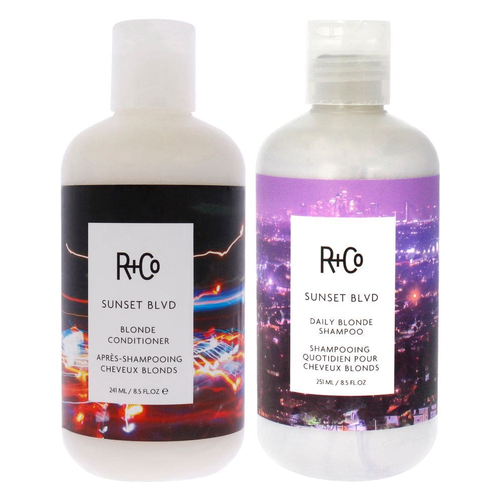 Kit de shampoo e condicionador R+Co Sunset Blvd Blonde 2 unidades