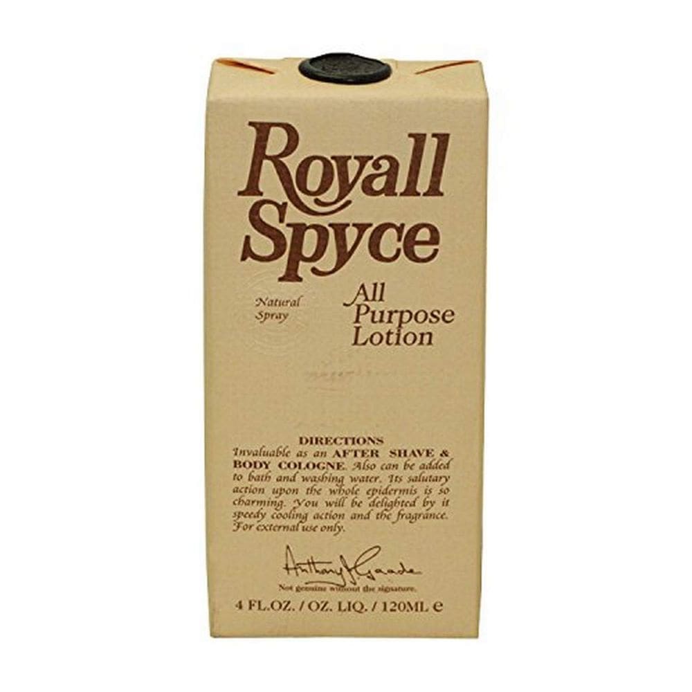 Loção Pós-Barba com Spray de Colônia 4 Oz - Perfume Especiarias Reais