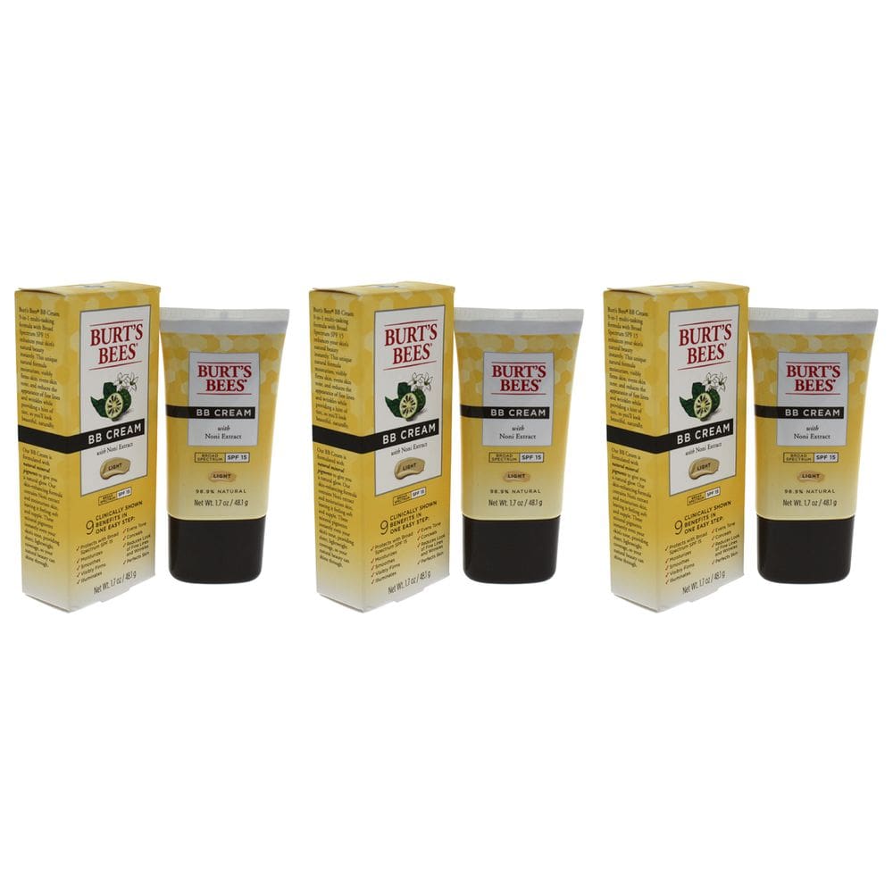 BB Cream Burts Bees SPF 15 Light, pacote com 3