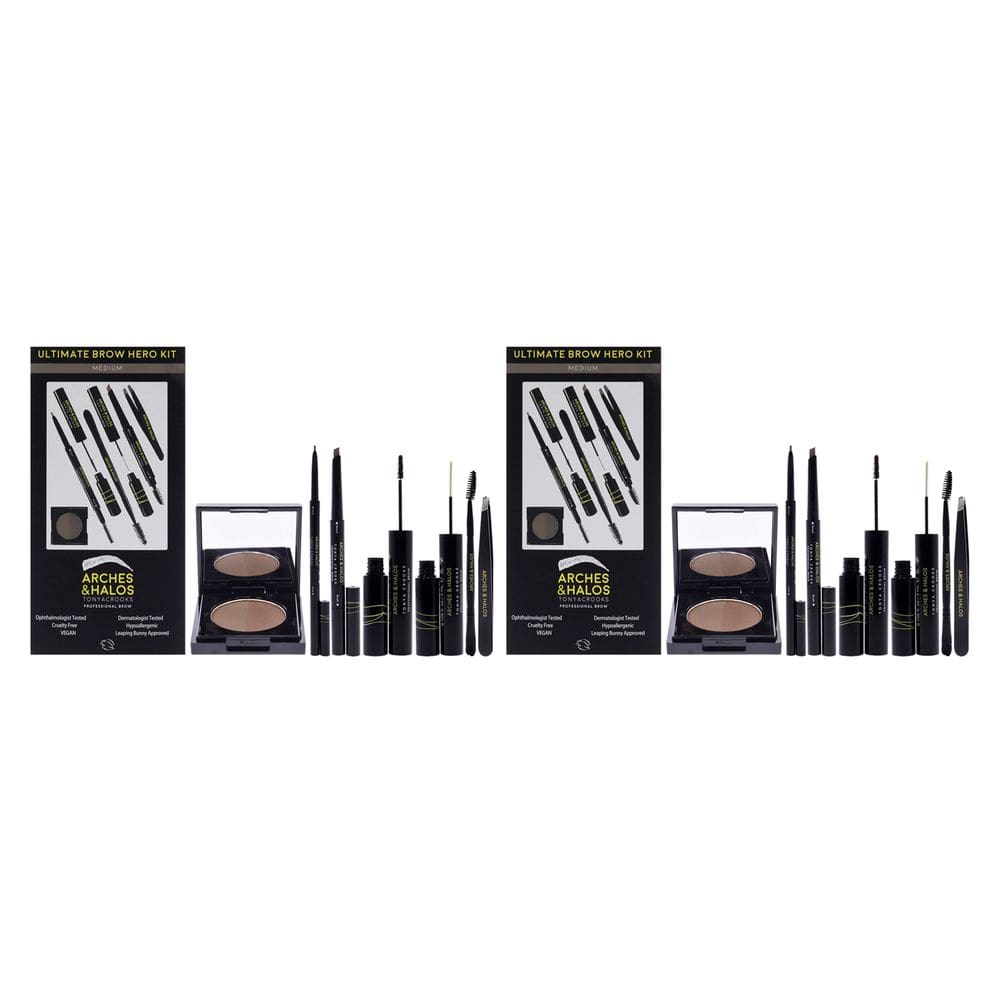Kit de sobrancelhas Arches and Halos Ultimate Brow Hero Medium (pacote com 2)