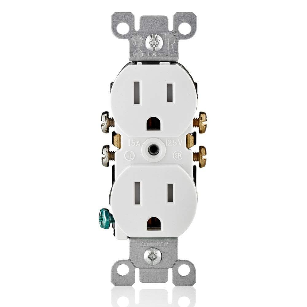 Receptáculo Duplex Leviton T5320-WMP 15A 125V Branco x10