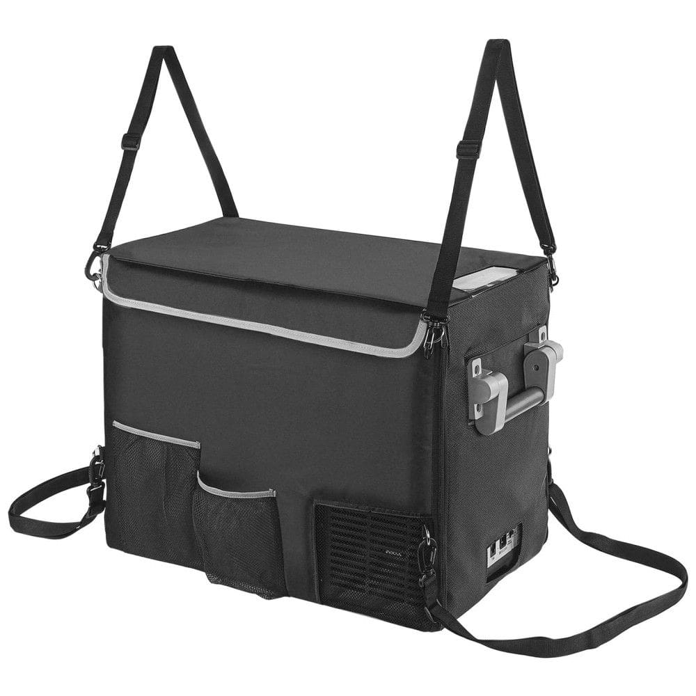 BougeRV Frigobar, Cooler Elétrico Automotivo Portátil 40L, 12V, 60W, Preto