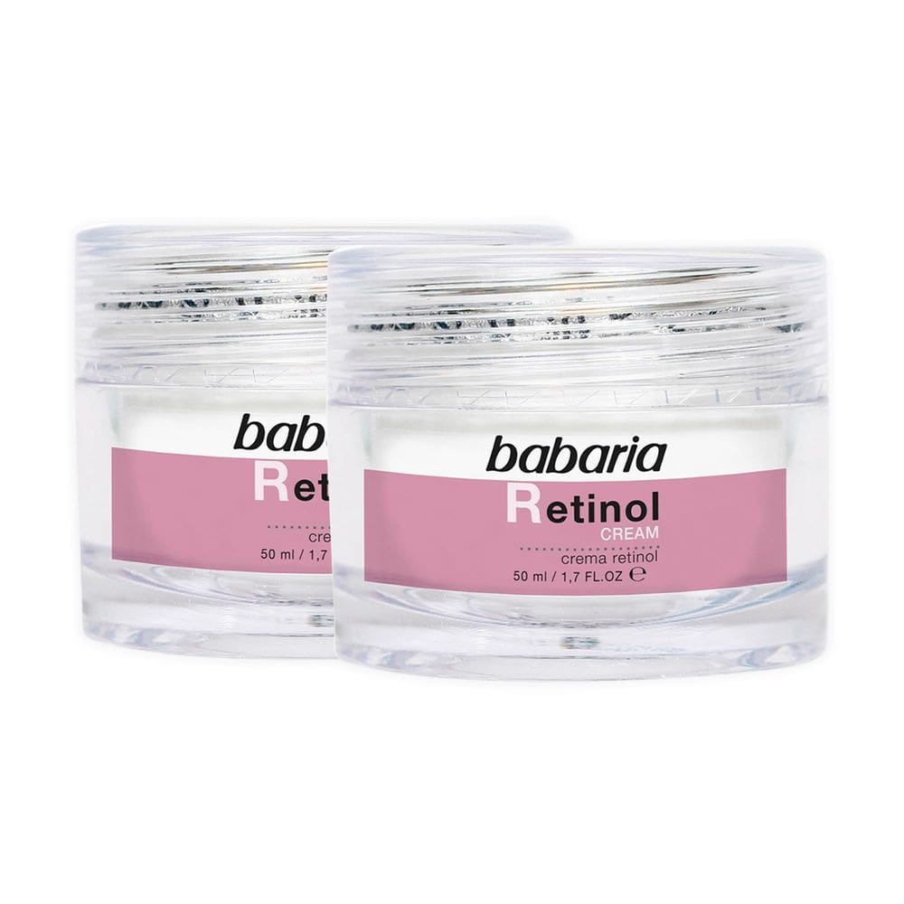 Creme de noite e hidratante facial Babaria Retinol com ácido hialurônico