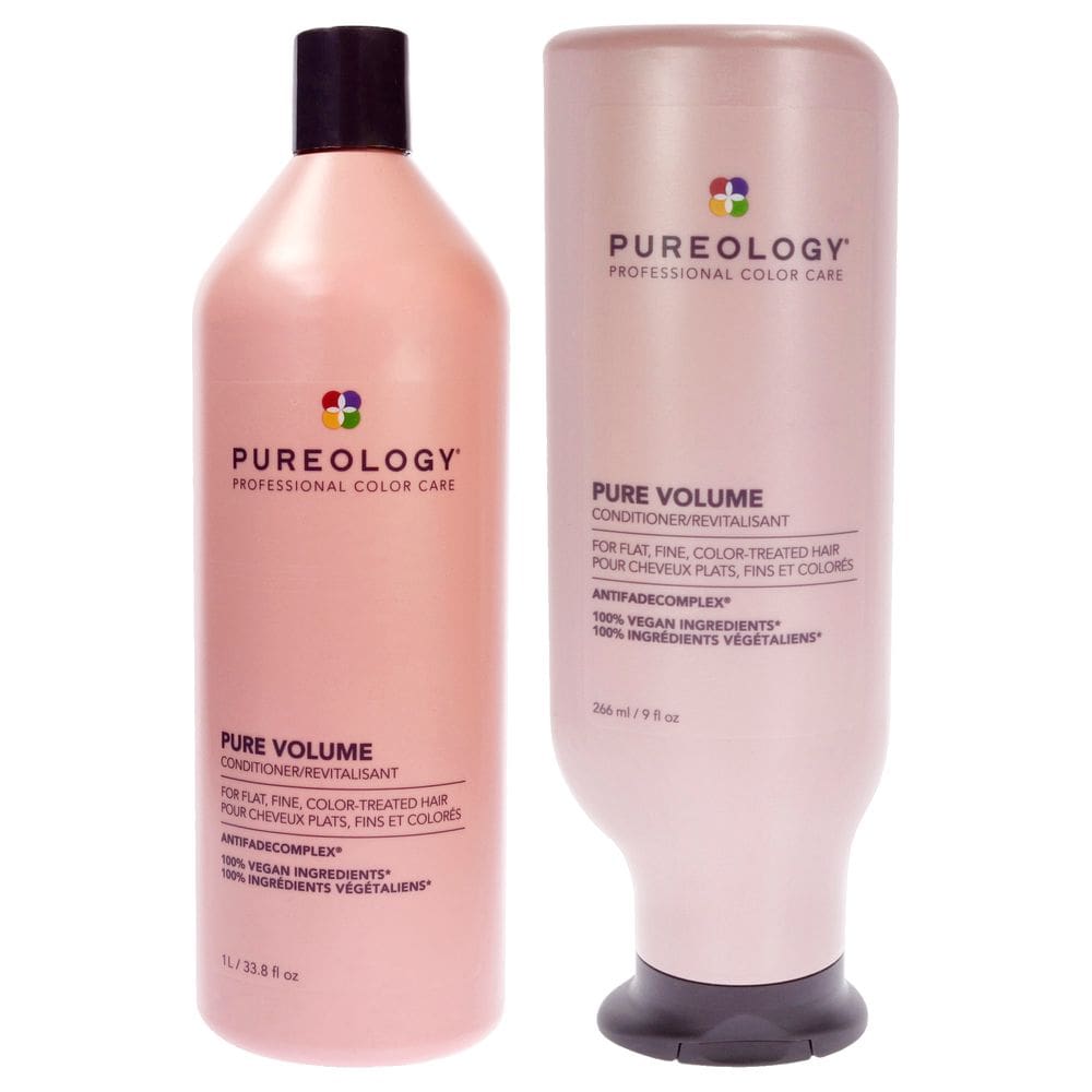 Kit de condicionador Pureology Pure Volume 2 peças para cabelos tingidos