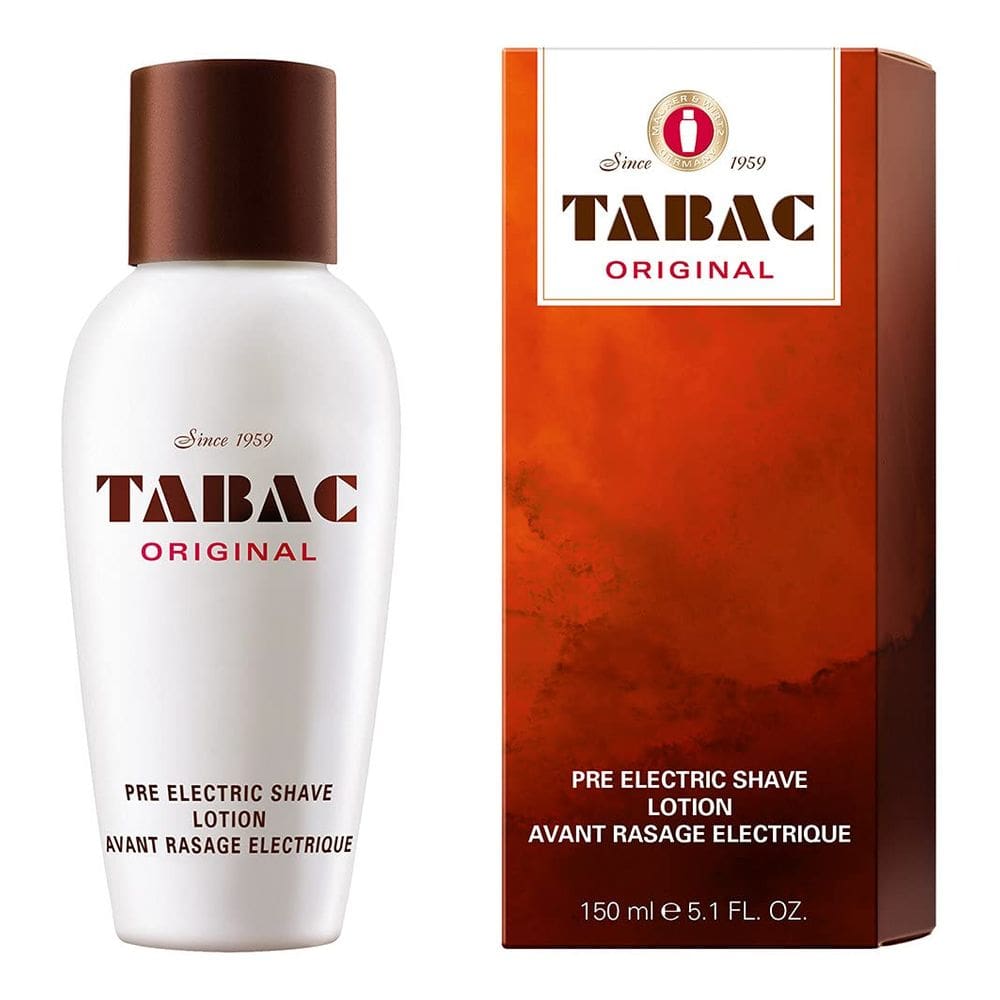 Loção de barbear pré-elétrica Tabac autêntico 150ml para homens
