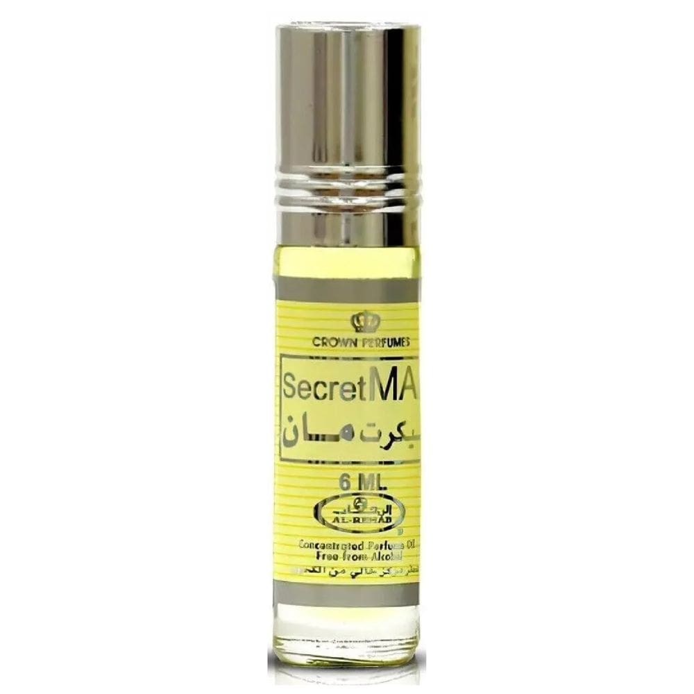 Perfume Al-Rehab Secret Man concentrado de 6 ml unissex