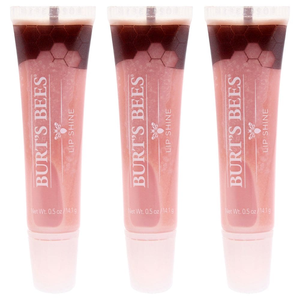 Lip Shine Burts Bees 010 Whisper, pacote com 3