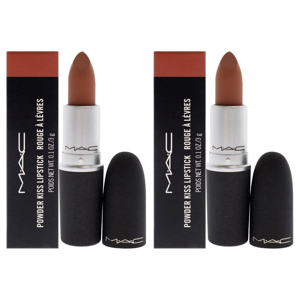 Batom MAC Powder Kiss 312 Impulsive Matte, pacote com 2