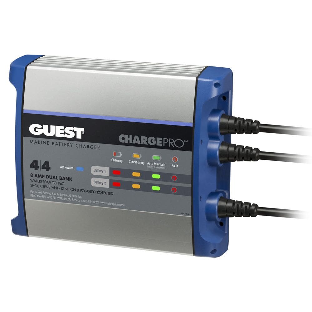 Carregador de bateria Guest 2707A On-Board 8A/12V 2 Bank 120V