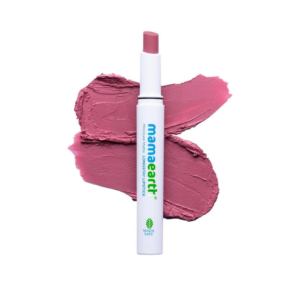 Batom MAMAEARTH Moisture Matte 08 Pink Tulip Vitamina E
