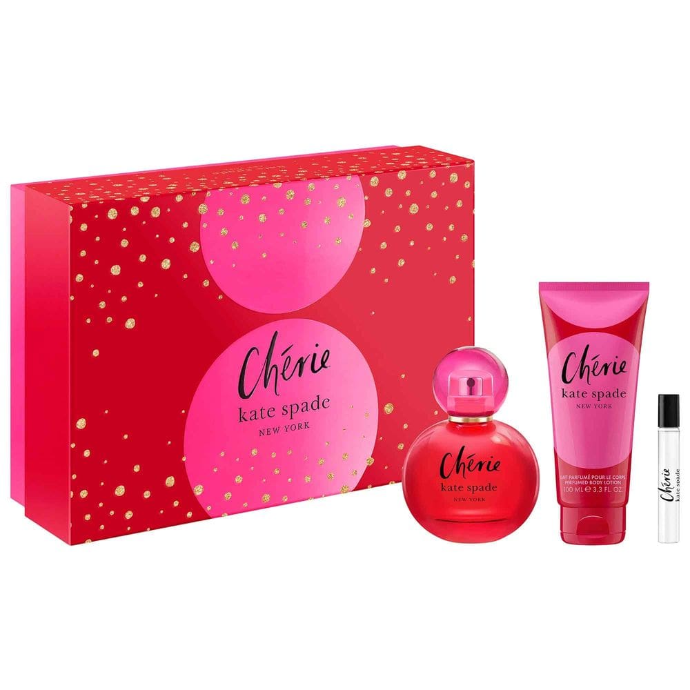 Conjunto de perfume para presente kate spade new york Cherie Eau de Parfum