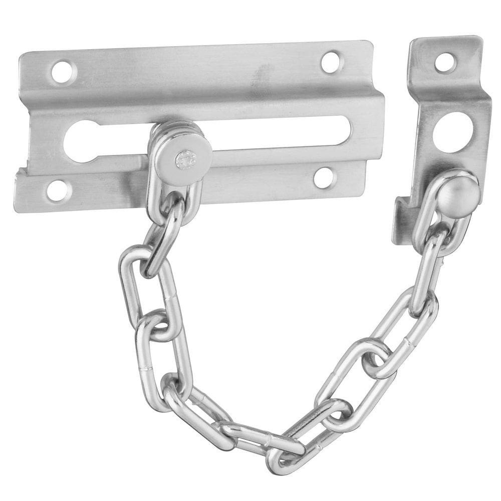 Corrente de porta National Hardware N274-407 Satin Chrome 1,3x23 cm