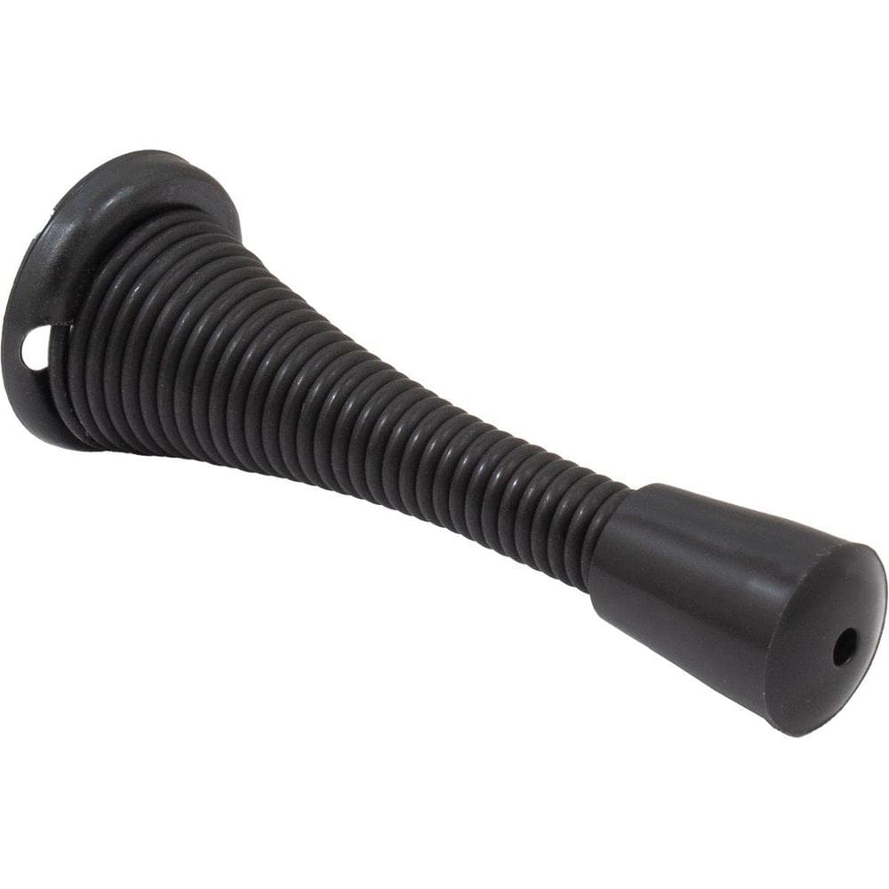 Batente de porta Stone Harbor Hardware Heavy-Duty Spring, 2-3/4 polegadas, preto fosco