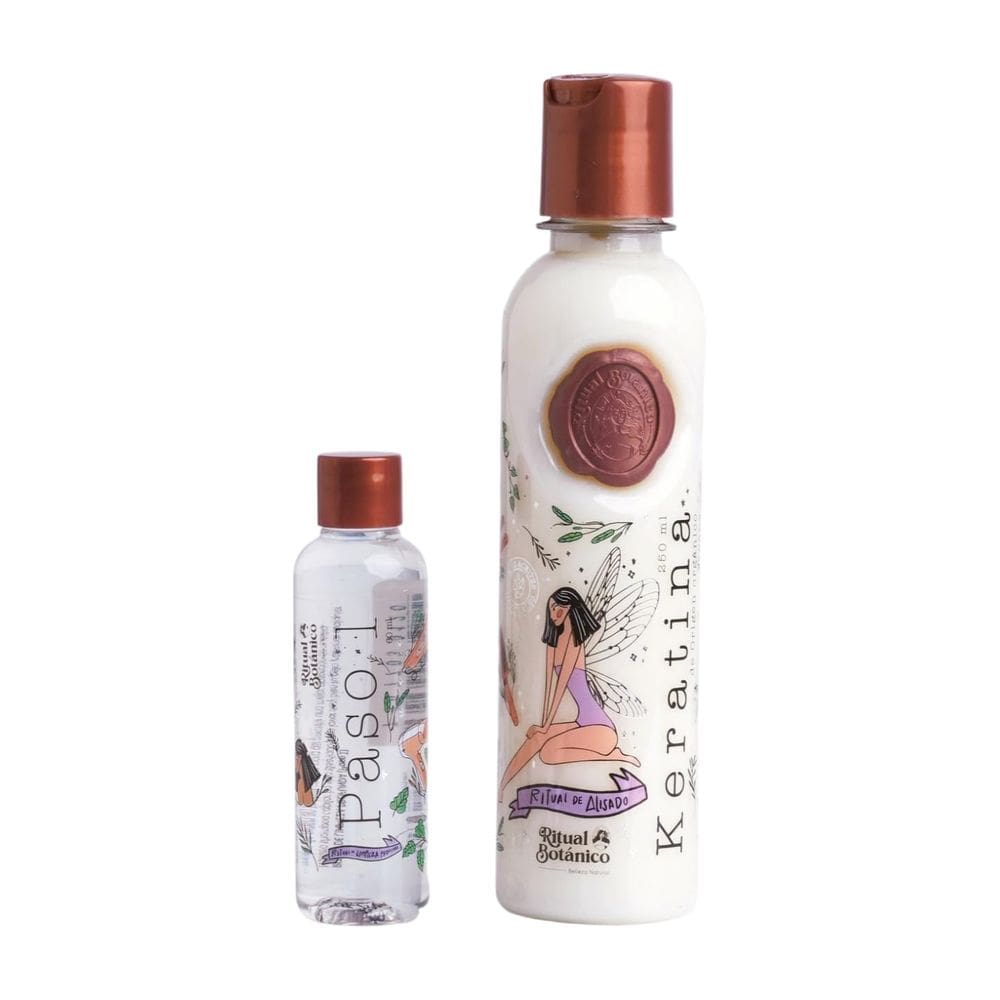 Tratamento de queratina RITUAL BOTANICO 250mL com 12 óleos naturais
