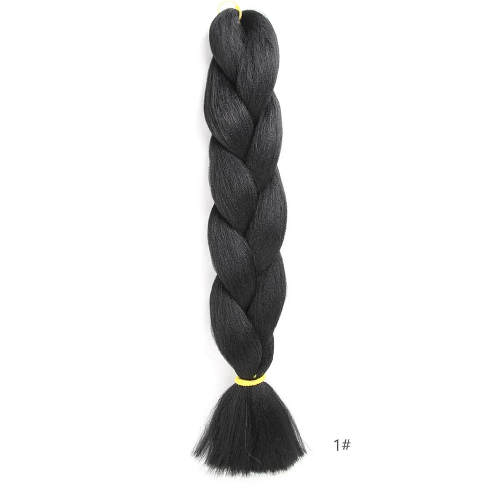 Extensões de cabelo com trança sintética de cabelo 60cm 100g para mulheres
