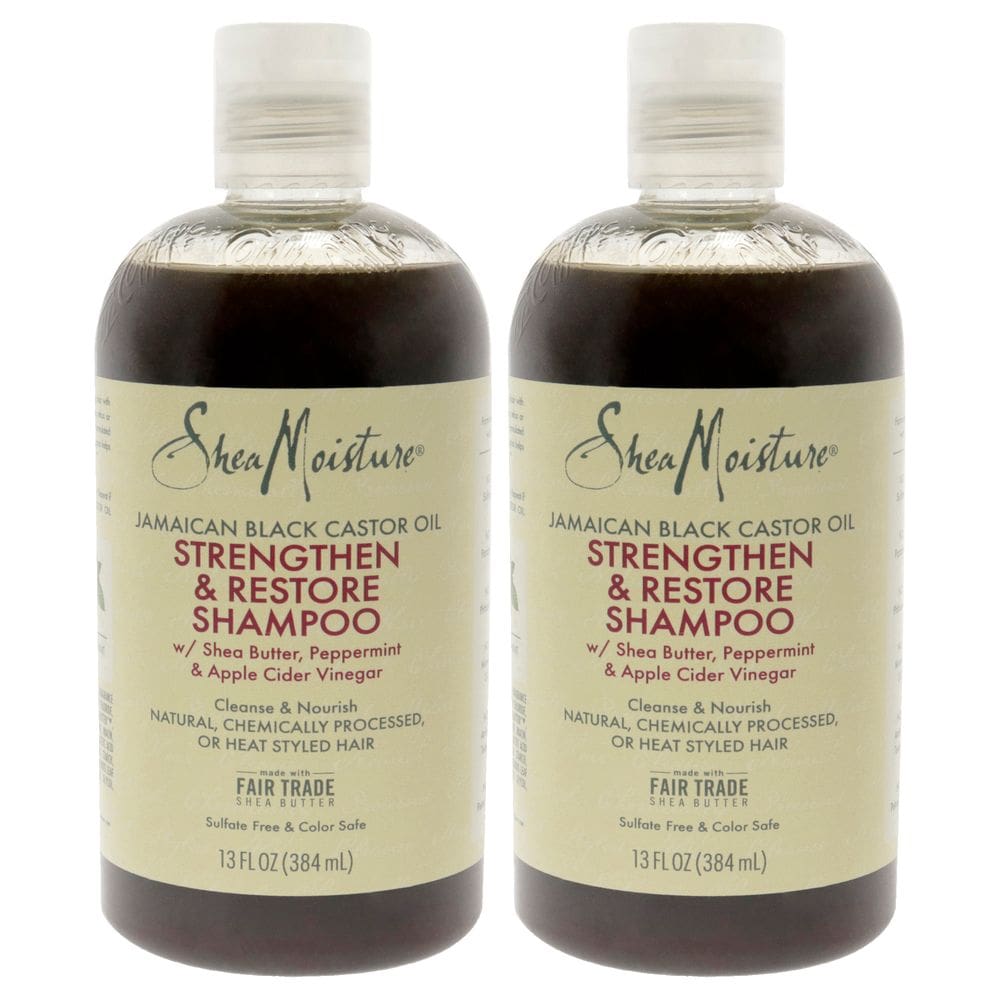 Shampoo Shea Moisture Óleo de rícino preto jamaicano 384 ml