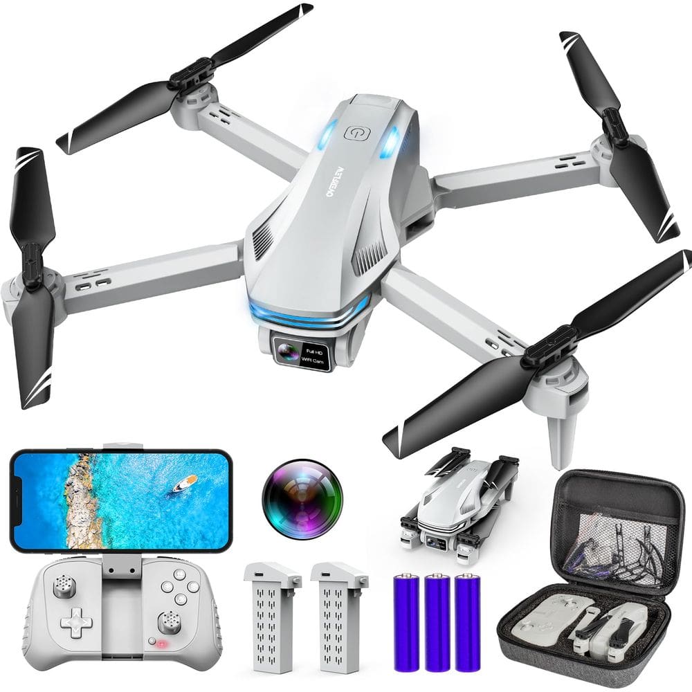 Drone Loiley com câmera HD, retenção de altitude, controle de voz