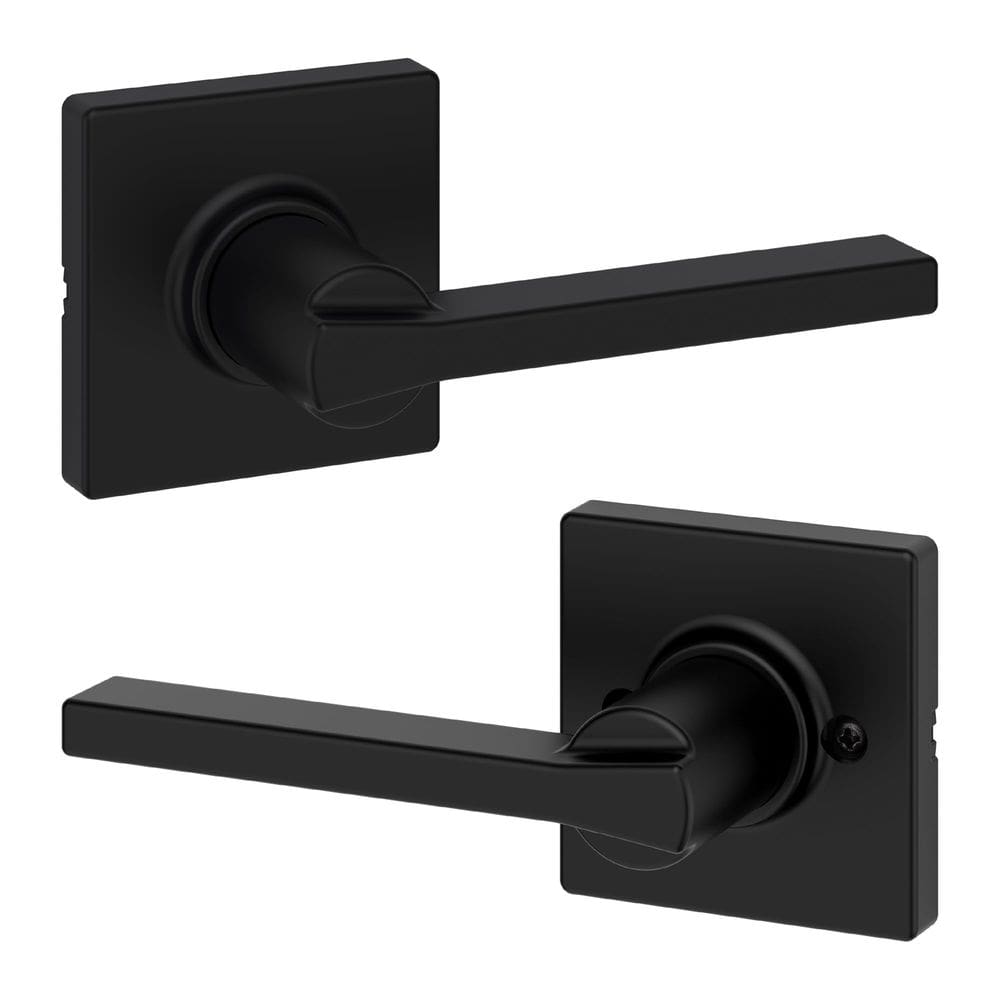 Maçaneta de porta Kwikset Casey Interior Passage Lever Matte Black
