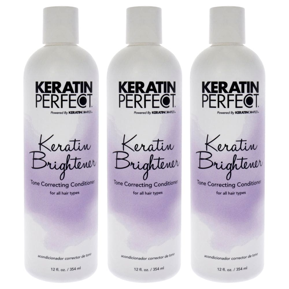 Condicionador Keratin Brightener Keratin Perfect Pack de 3