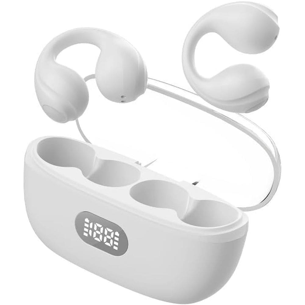 Fones de ouvido sem fio 1Attack.de Bluetooth 5.3 Ear Clip Earphones
