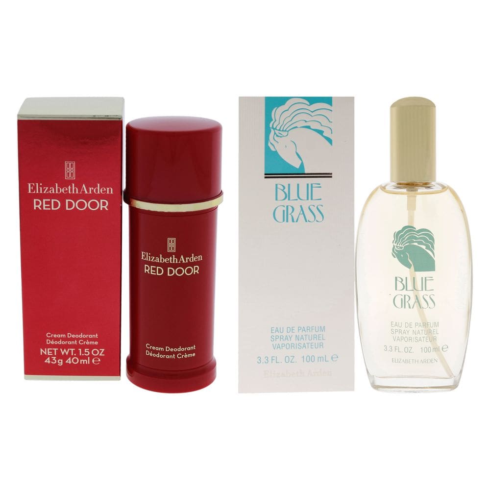 Kit de 2 peças Perfume Elizabeth Arden Blue Grass and Red Door
