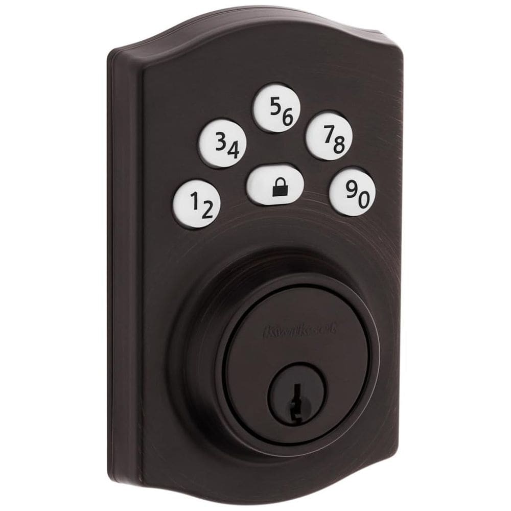 Fechadura Kwikset 9240TRL-11P SmartCode Deadbolt Venetian Bronze