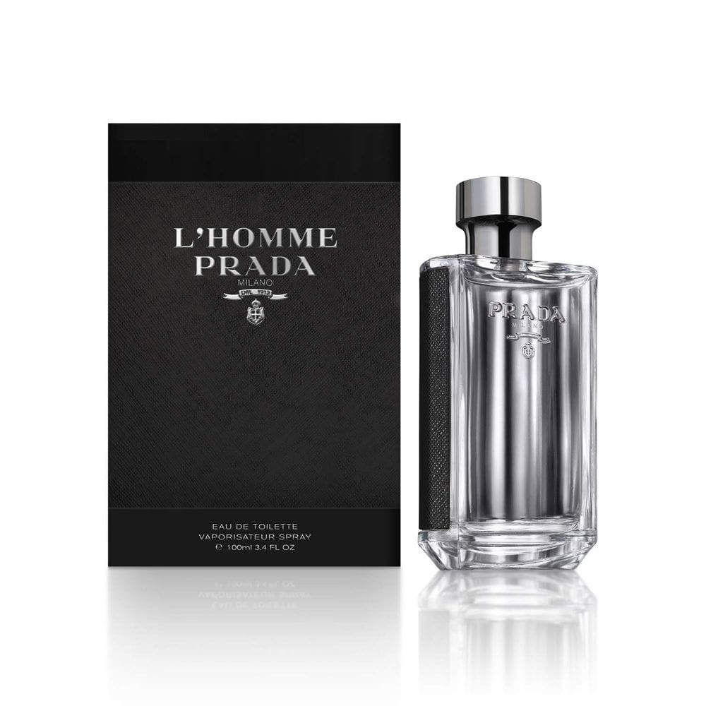 Perfume Prada L`Homme Eau De Toilette 100ml para homens