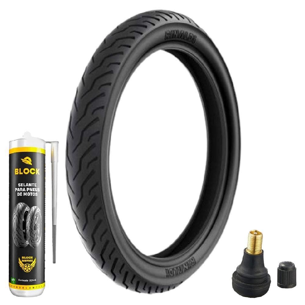 Pneu Cg 160 Fan Gsr 150i 275-18 42p Tl Ss48 Rinaldi + Bico + Selante