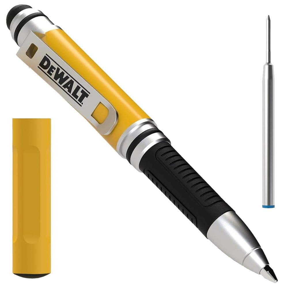 Caneta Stylus DEWALT 3 em 1 de bolso com cartuchos de tinta