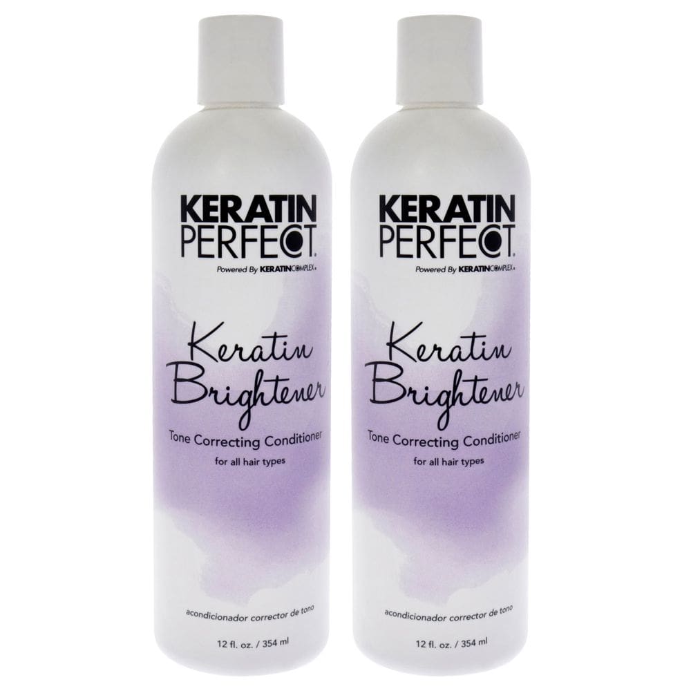 Condicionador Keratin Perfect Brightener, pacote com 2
