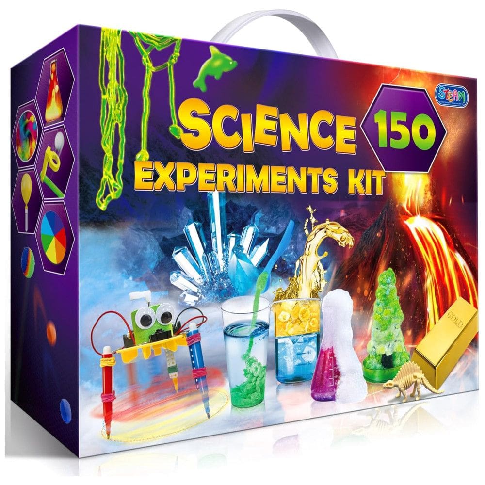 Kit de experimentos STEM educativos para crianças de 6 a 14 anos 150 projetos científicos divertidos e desafiadores UNGLINGA.